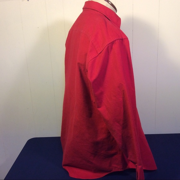 Vintage Woolrich heavyweight cotton mens shirt size large long - Picture 5 of 11